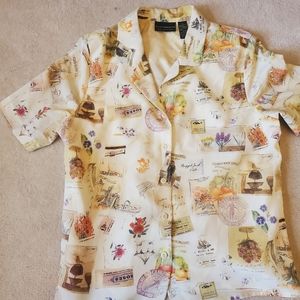 Vintage travel inspired Liz Claiborne